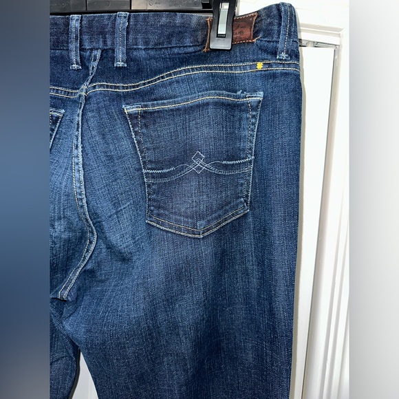 Lucky Brand Dark Blue Flare Jeans - Picture 3 of 5